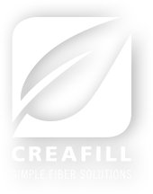 White CreaFill logo.