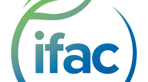 Green and blue IFAC logo on a white background.